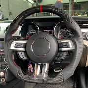 Mustang Carbon Fiber Steering Wheel W/ FREE Installation (Shipped)