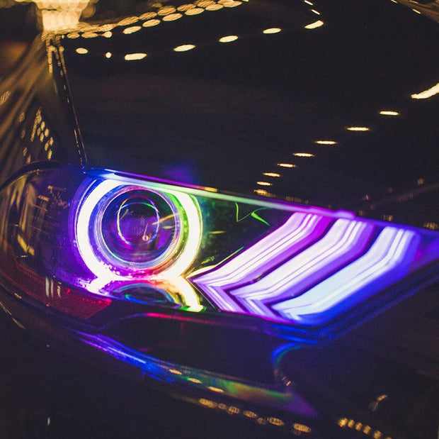 Ford Mustang RGB Headlights